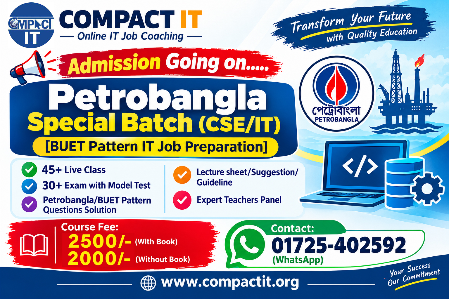 Petrobangla Special Batch (CSE/IT)